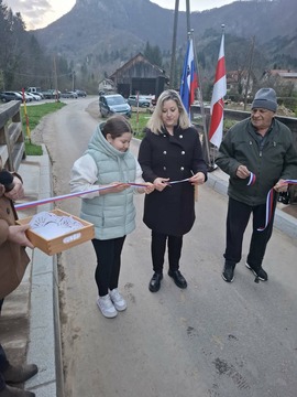 Otvoritev mostu v Potoku